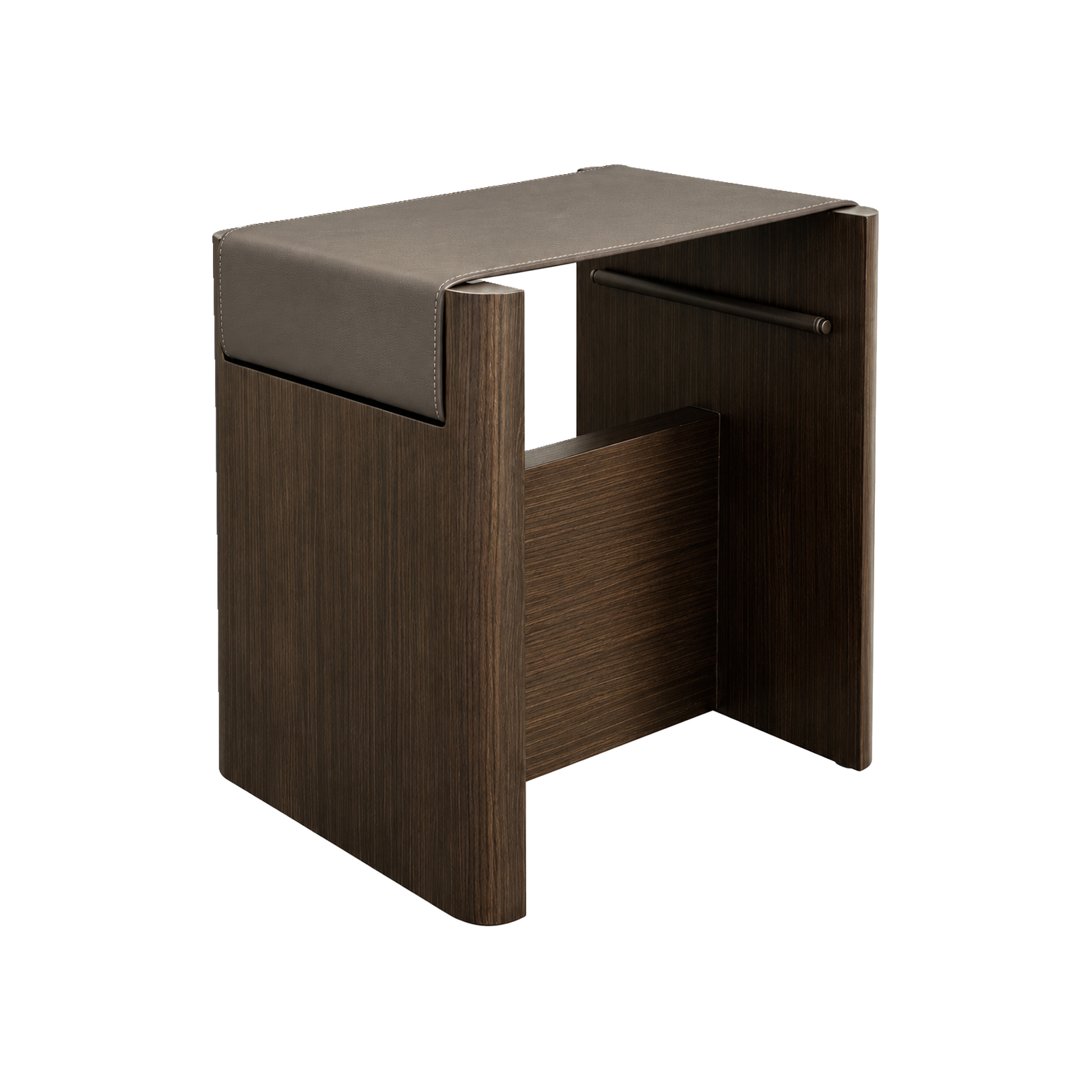 Leather Stool 01